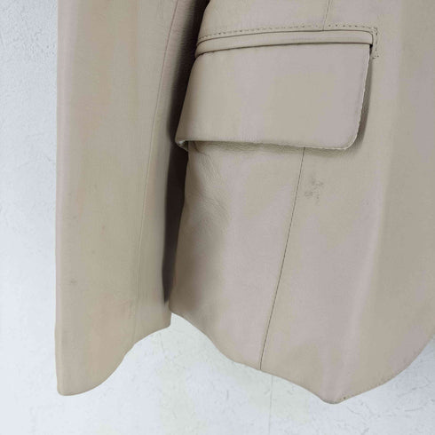 zenith ITALY  レザー シングルテーラードジャケット レディース  77